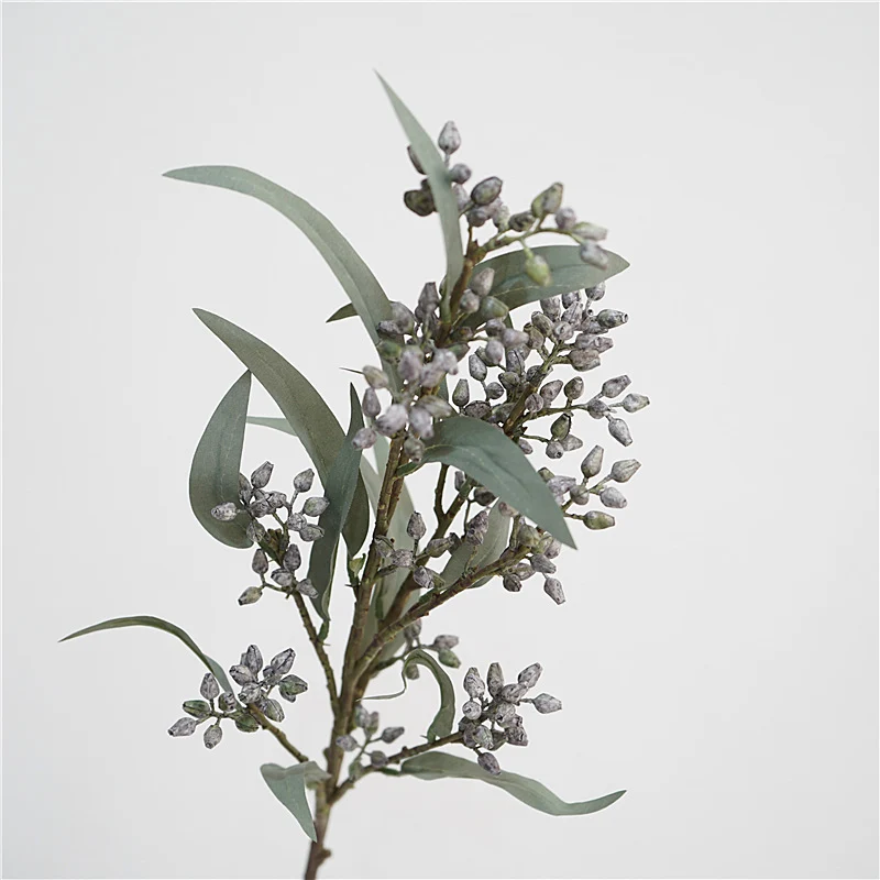 Eukalyptusfrucht 76cm, hochwertige Kunstpflanze, realistische Optik, ideal für Hochzeiten, Cafés, Einzelhandel, langlebige Dekoration