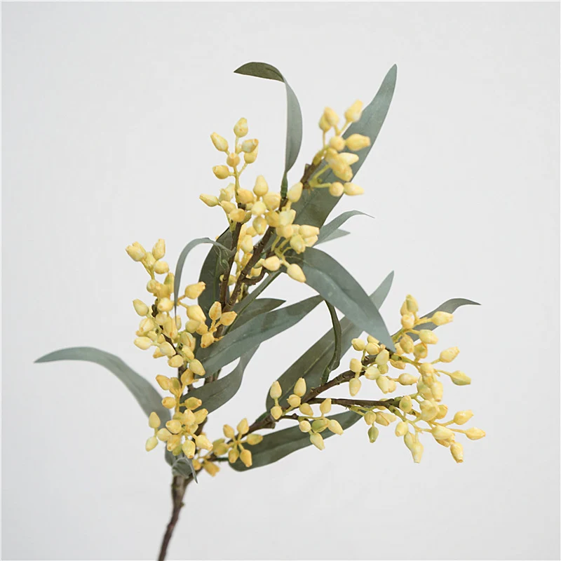 Eukalyptusfrucht 76cm, hochwertige Kunstpflanze, realistische Optik, ideal für Hochzeiten, Cafés, Einzelhandel, langlebige Dekoration