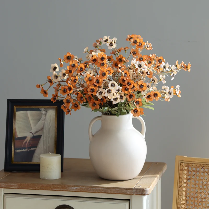 Künstliche Winterblüte 60 cm, realistisch, langlebig, ideal für Hochzeiten, Veranstaltungen, Dekoration