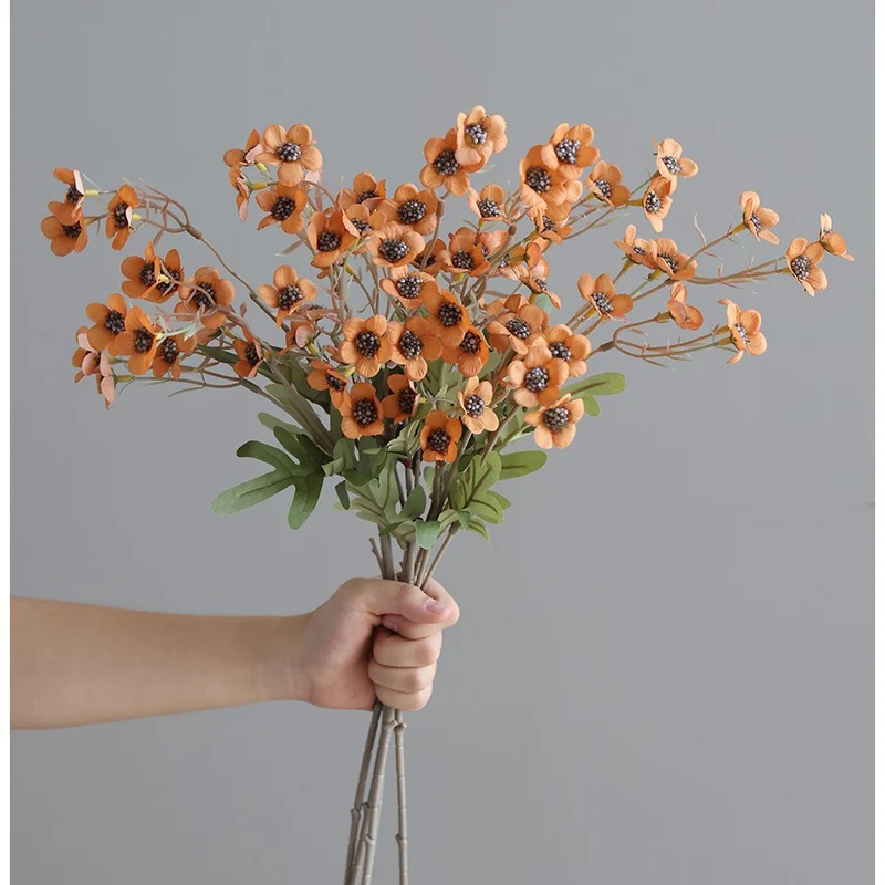 Künstliche Winterblüte 60 cm, realistisch, langlebig, ideal für Hochzeiten, Veranstaltungen, Dekoration