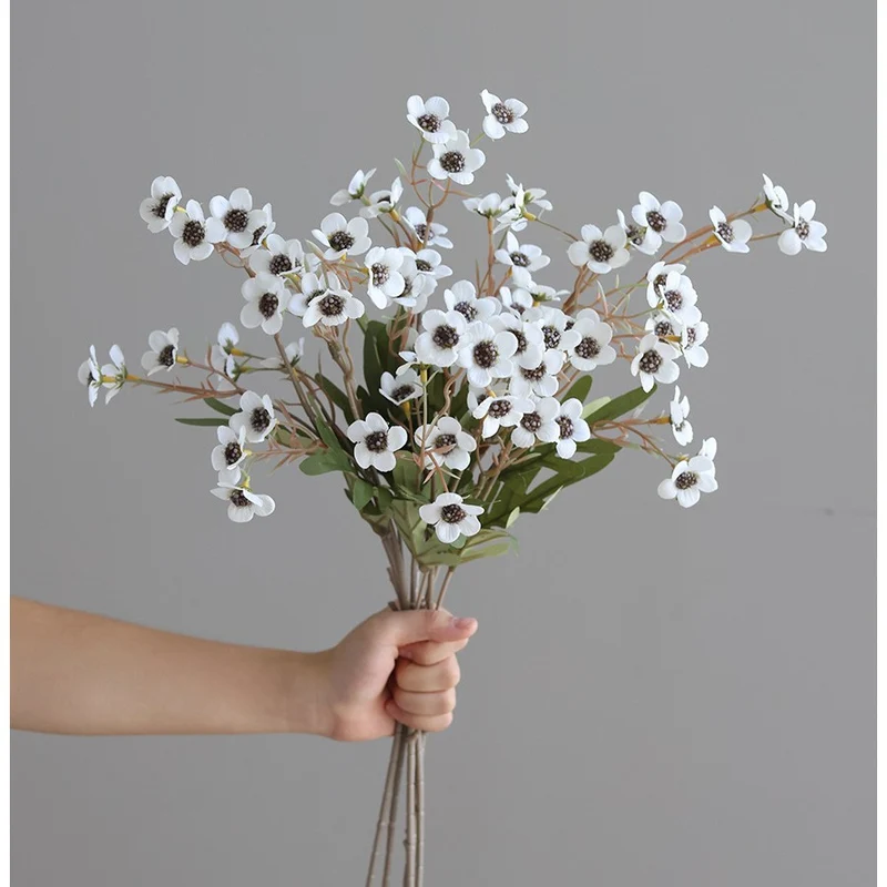 Künstliche Winterblüte 60 cm, realistisch, langlebig, ideal für Hochzeiten, Veranstaltungen, Dekoration