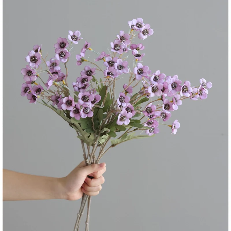 Künstliche Winterblüte 60 cm, realistisch, langlebig, ideal für Hochzeiten, Veranstaltungen, Dekoration