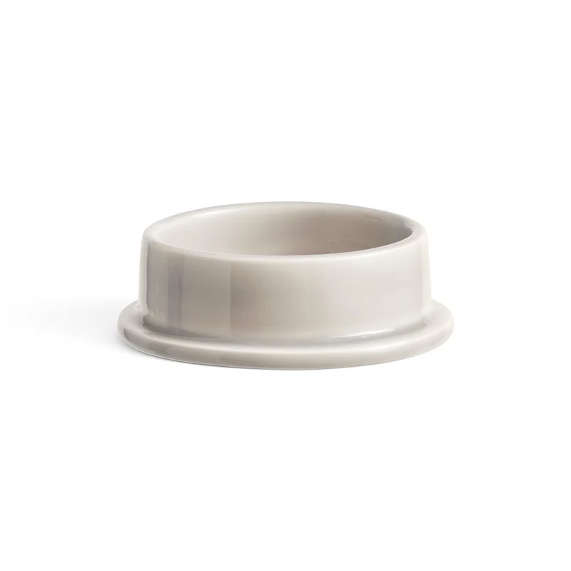 Kerzenhalter Column Candleholder Hellgrau Small - HAY