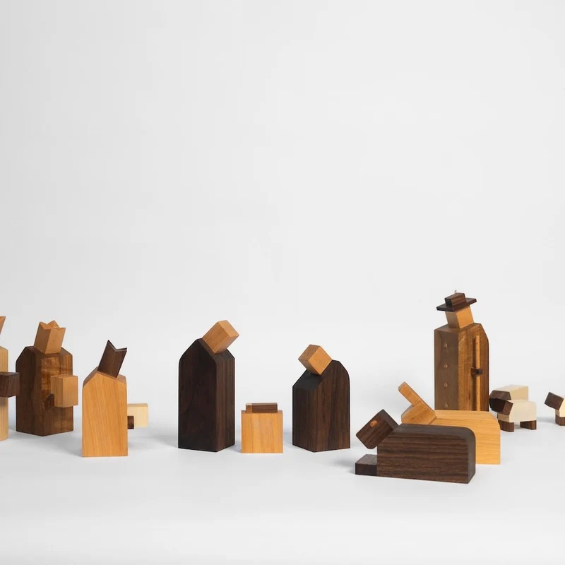 Krippenfiguren Jesus, Maria und Josef - DesignWe.Love