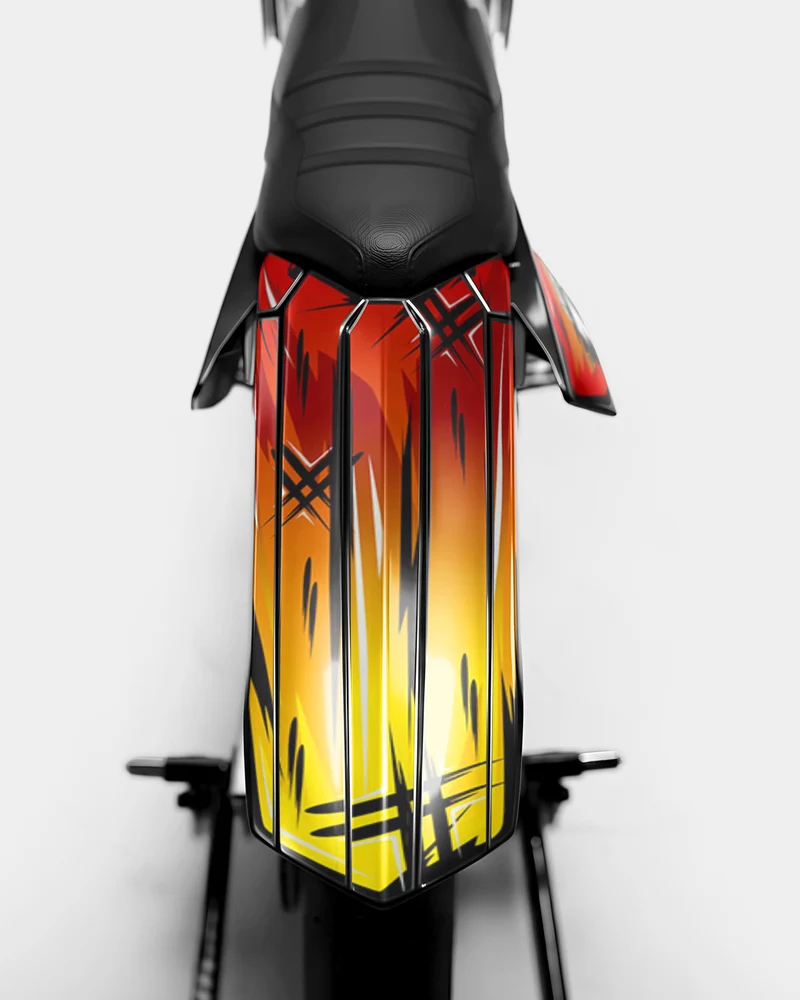 PAVO - Kit deco RIEJU 50cc - Rouge Jaune