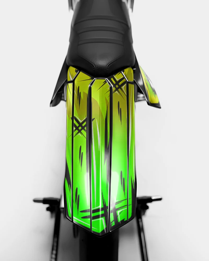 PAVO - Kit deco RIEJU 50cc - Jaune Vert