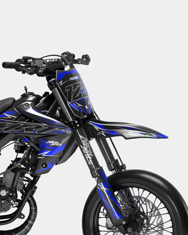 PIQUE - Kit deco RIEJU 50cc - Bleu Foncé