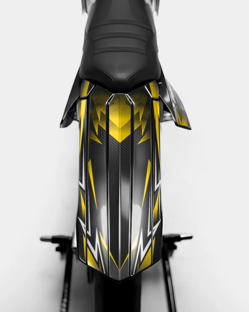 PIQUE - Kit deco RIEJU 50cc - Jaune Foncé
