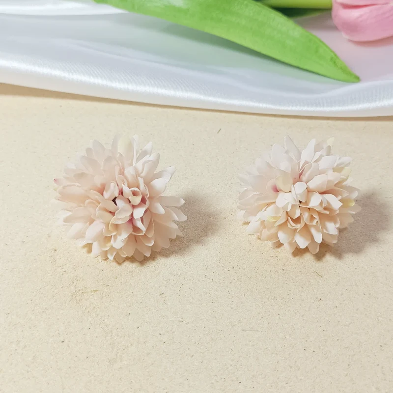 Künstliche Wildblumen Blütenköpfe 4cm, 10 Farben, Realistische Seidenblumen zum Basteln, DIY Gestecke, Hochzeitsdeko, Ansteckblume
