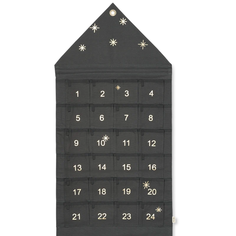 Adventskalender zum Befüllen aus Stoff Star - ferm LIVING