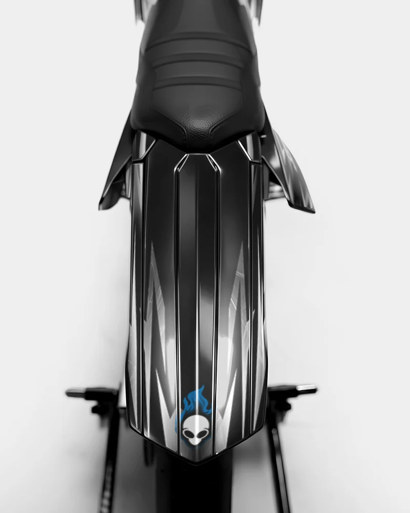 PLUME - Kit deco RIEJU 50cc - Bleu