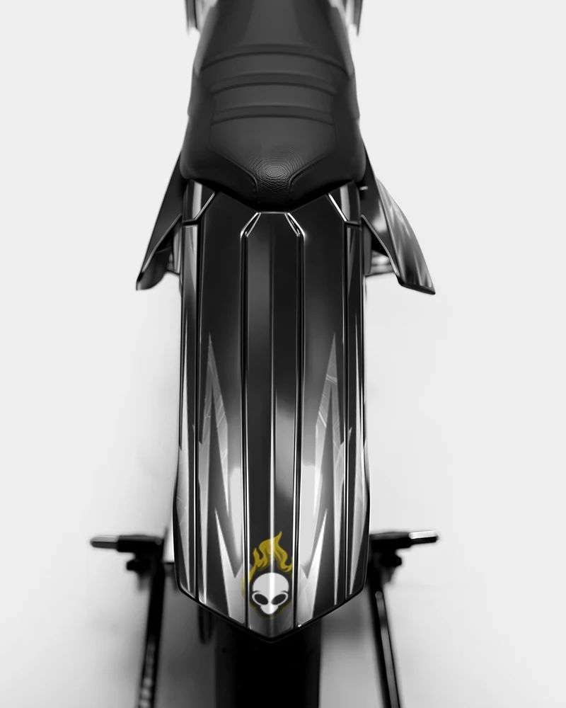 PLUME - Kit deco RIEJU 50cc - Jaune Foncé