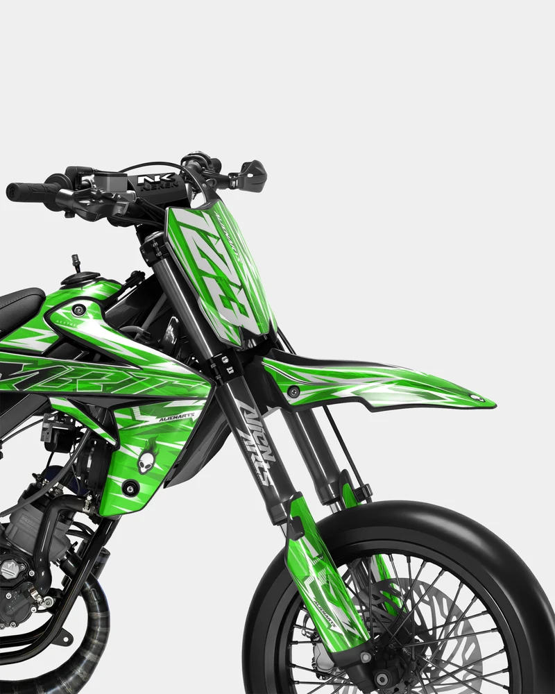 PLUME - Kit deco RIEJU 50cc - Vert