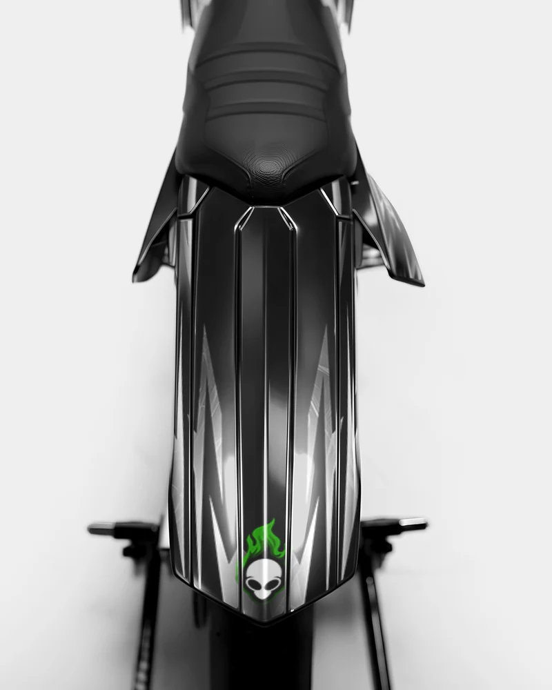 PLUME - Kit deco RIEJU 50cc - Vert
