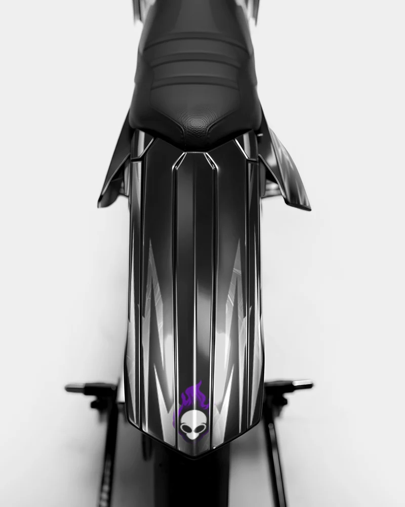 PLUME - Kit deco RIEJU 50cc - Violet