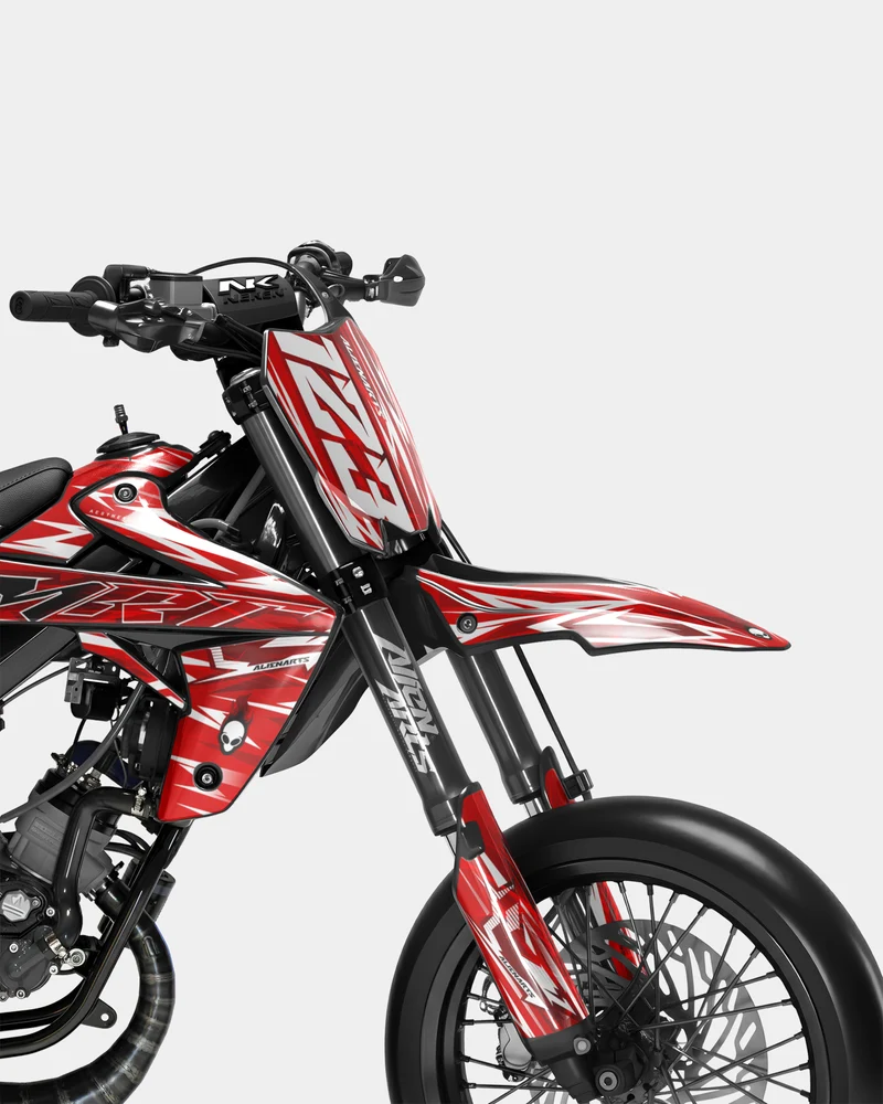 PLUME - Kit deco RIEJU 50cc - Rouge