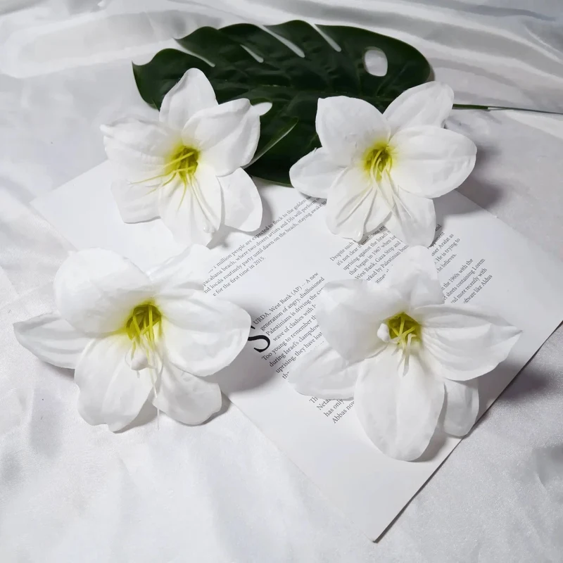 Künstliche Lilienblüten, 10 cm Durchmesser, realistische Optik, ideal für Hochzeiten, DIY Dekorationen, Blumenarrangements, Tischdekoration