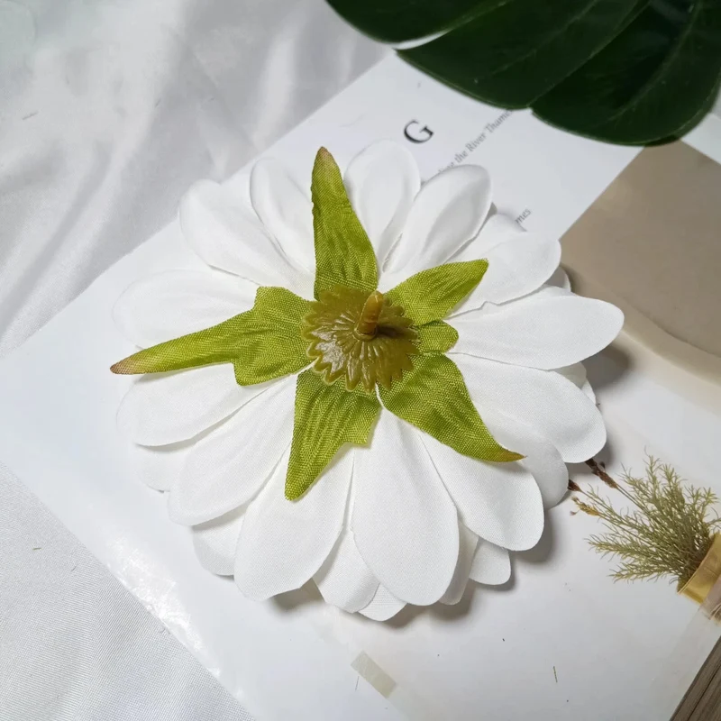 Dahlienkopf 11 cm, Künstliche Dahlien-Blüte in Realistischer Optik, Premium Kunstblume für DIY, Hochzeit, Gestecke, Dekoration