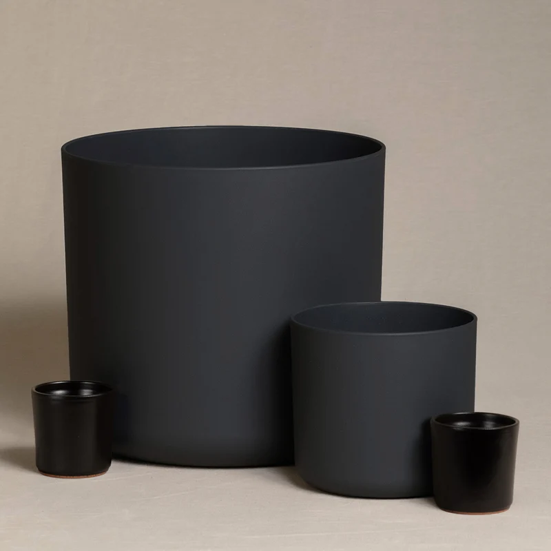 Kunststoff Topfset 'Lumi' (25, 14, 2× 7)
