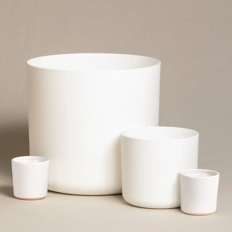 Kunststoff Topfset 'Lumi' (25, 14, 2× 7)