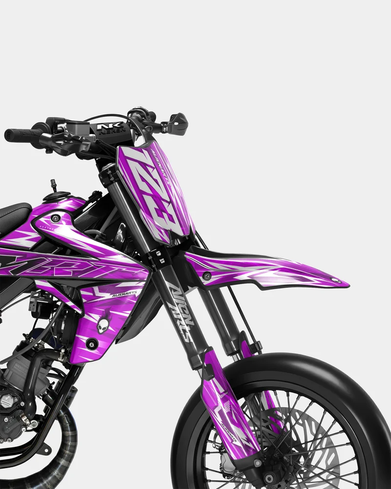 PLUME - Kit deco RIEJU 50cc - Rose