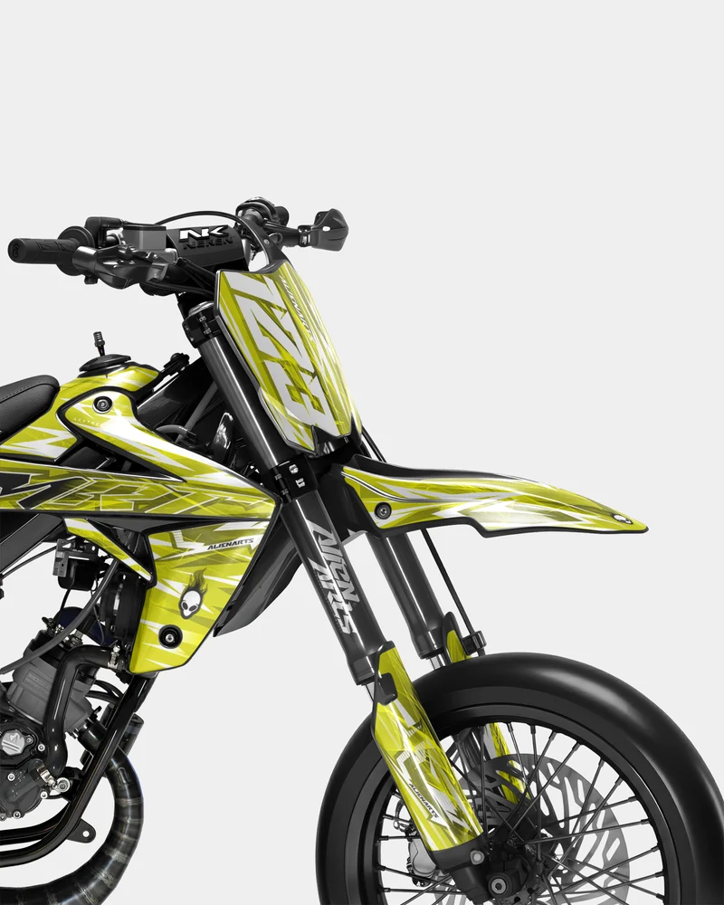 PLUME - Kit deco RIEJU 50cc - Jaune