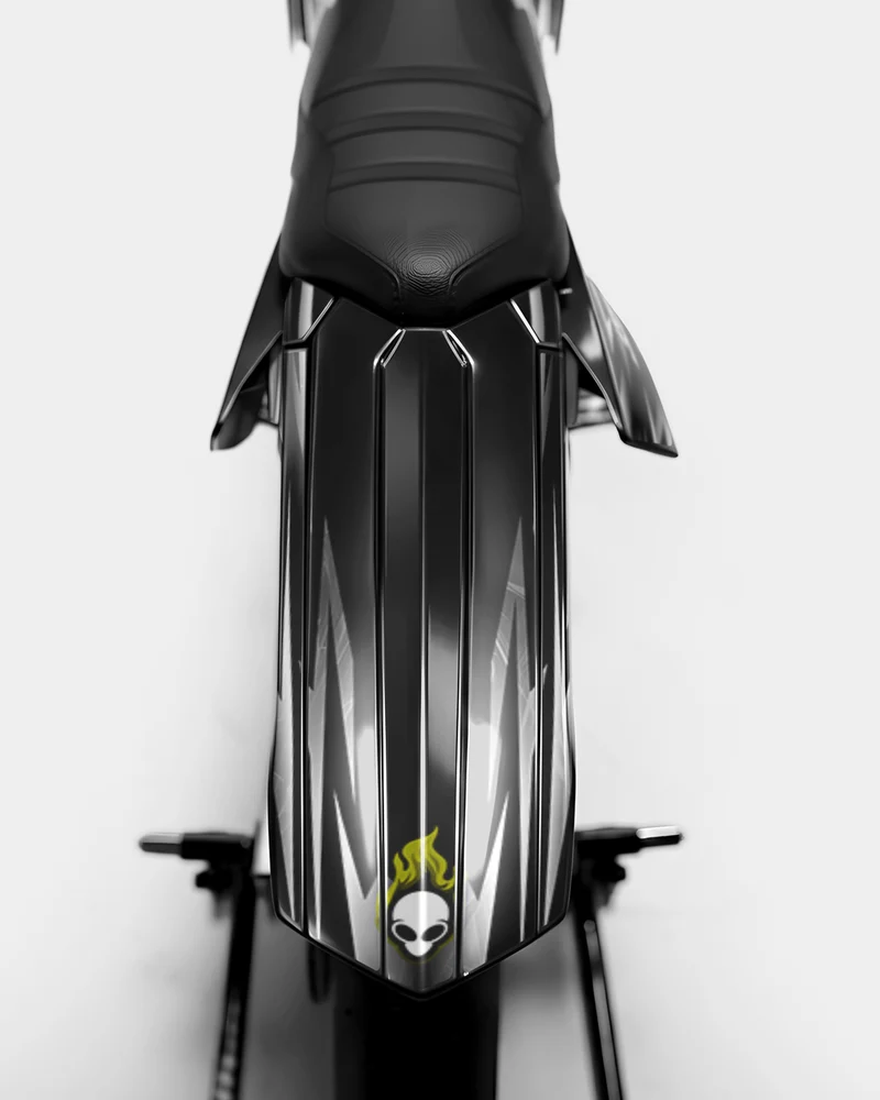 PLUME - Kit deco RIEJU 50cc - Jaune