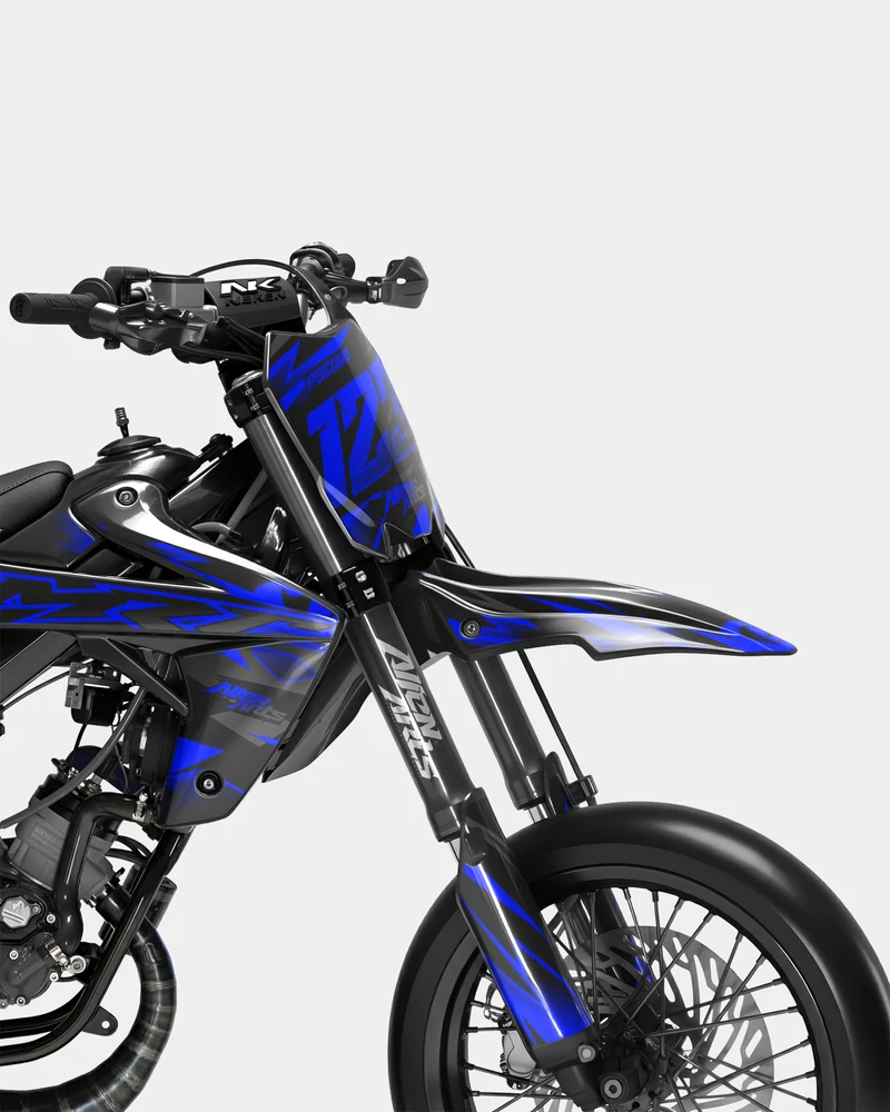 SABLE - Kit deco RIEJU 50cc - Bleu Foncé