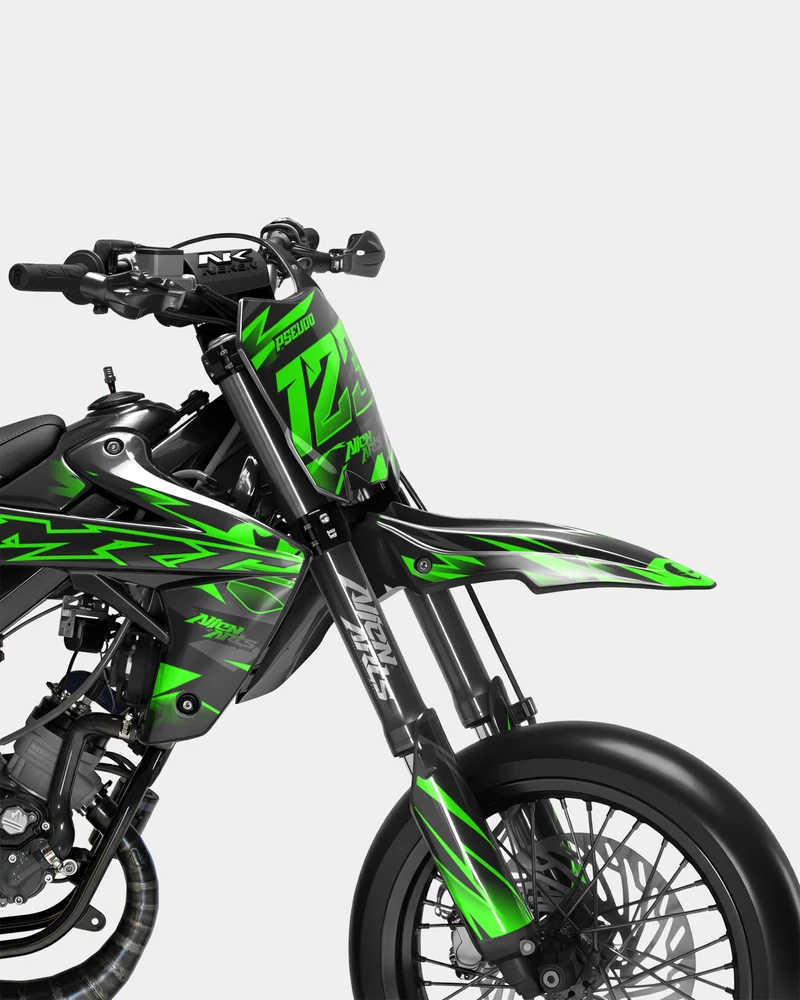 SABLE - Kit deco RIEJU 50cc - Vert