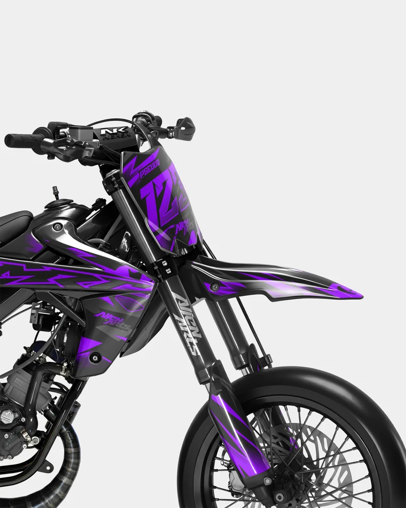 SABLE - Kit deco RIEJU 50cc - Violet