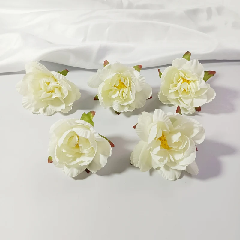 Realistische Kunstblumen Schlaflilien, 7 cm, 10 Stück, für Hochzeiten, DIY-Bastelprojekte, Wohnkultur, Floristenbedarf