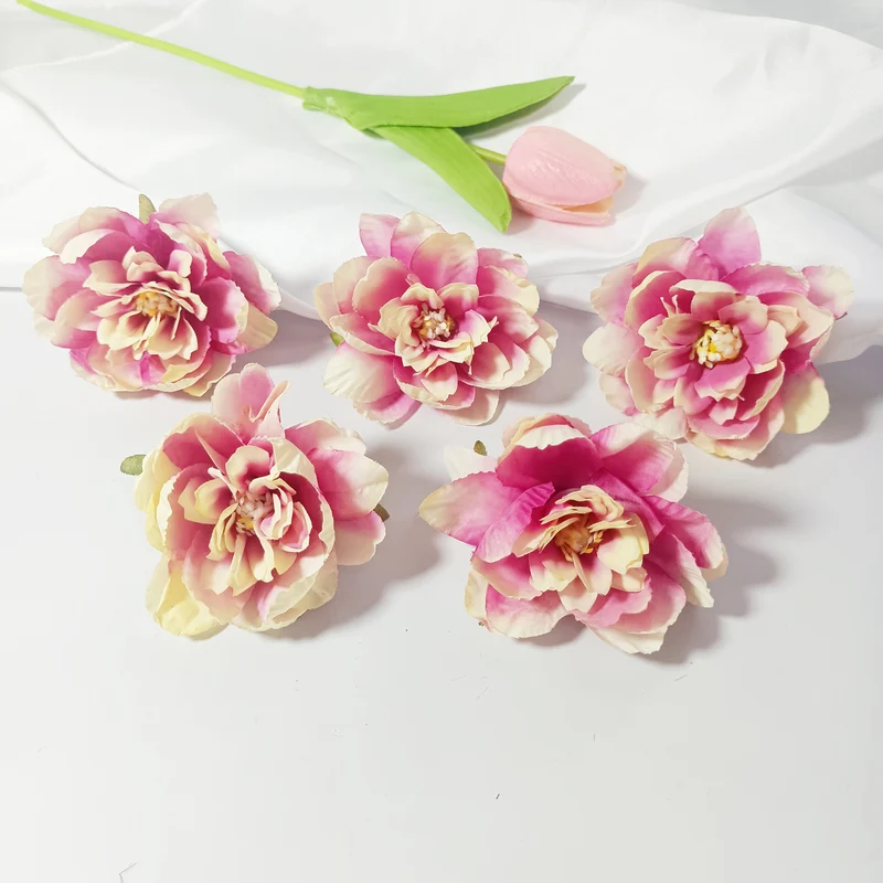 Realistische Kunstblumen Schlaflilien, 7 cm, 10 Stück, für Hochzeiten, DIY-Bastelprojekte, Wohnkultur, Floristenbedarf