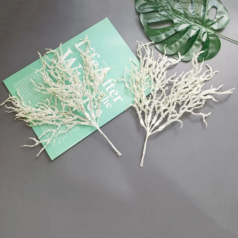 25 cm künstliche Zweige, realistische Deko-Pflanzen für Hochzeiten, Events, Wohnaccessoires, langlebig und pflegeleicht