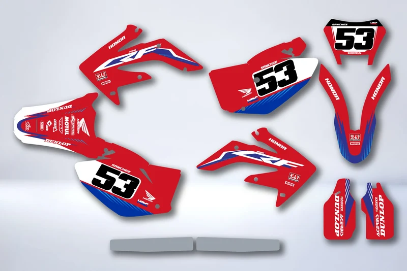 Kit Déco HONDA CRF 250 2004-2009 - IRODOR