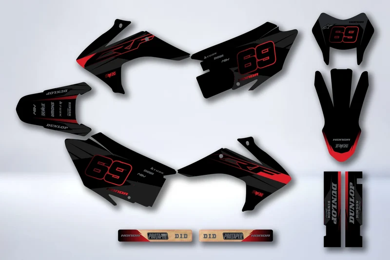 Kit Déco HONDA CRF 230 F / 250 F 2019-2026 - TORTOR
