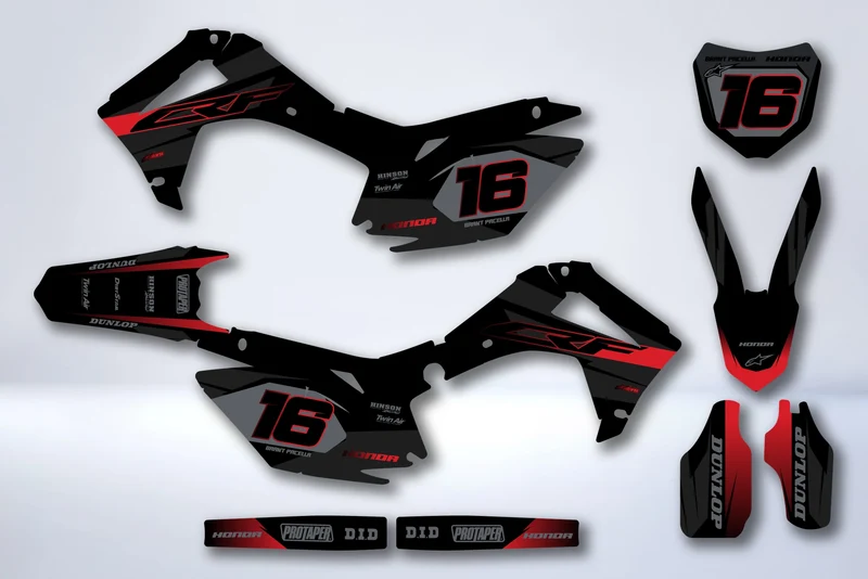 Kit Déco HONDA CRF 250 F 2019-2025 - KENZEN