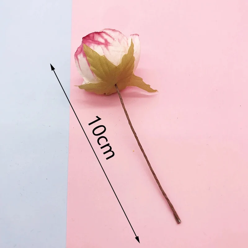 Künstlicher Rosenstrauß, 10 cm, realistisch, ideal für Hochzeiten, Geschenke, Dekoration, langlebig, pflegeleicht, 6 Blüten