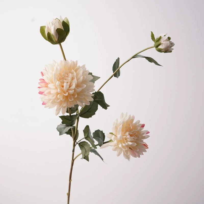 Künstliche Blumen 4 Kopf Kornblume, 74cm Hoch, Realistisches Design, Champagner, Rot, Rosa, Braun, Lila, Ideal für Hochzeiten, Innendekoration, Einzelhandelsgeschäfte