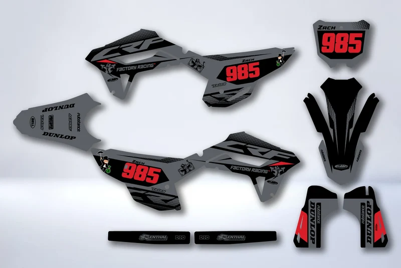 Kit Déco HONDA CRF 250 2022-2024 & CRF 450 2021-2024 - PYRFEN