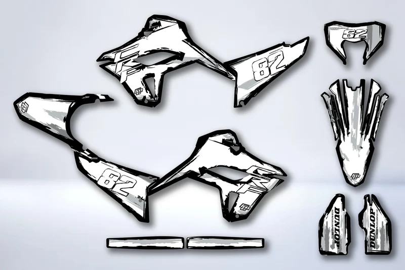 Kit Déco HONDA CRF 250 L / 300 L 2021-2026 - KRYTHOR