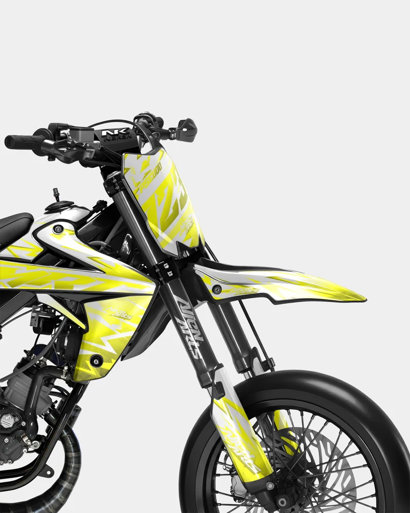 CALYPSO - Kit deco RIEJU 50cc - Jaune