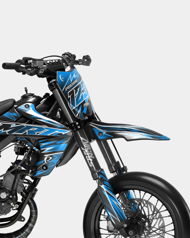 CIEL - Kit deco RIEJU 50cc - Bleu