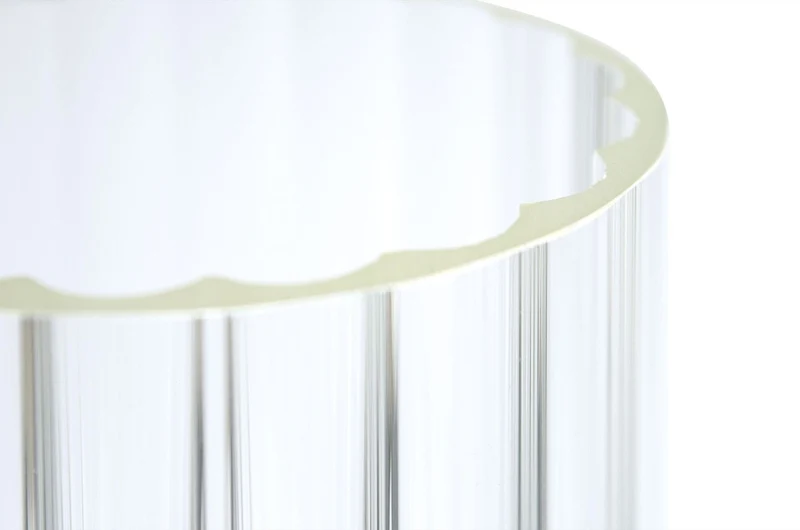 Casa Padrino Luxus Kerzenhalter Gold Ø 10 x H. 30-33 cm - Kerzenhalter aus massivem gebürstetem Messing mit Glaszylinder - Luxus Deko Accessoires