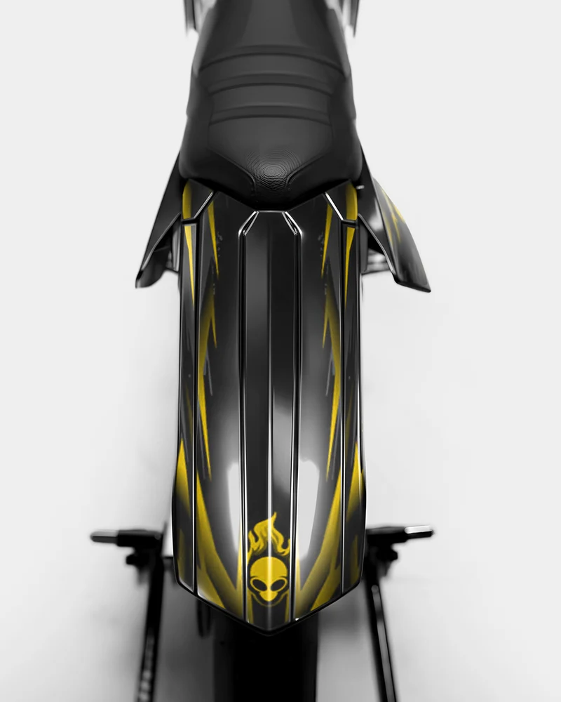 VAGUE - Kit deco RIEJU 50cc - Jaune Foncé