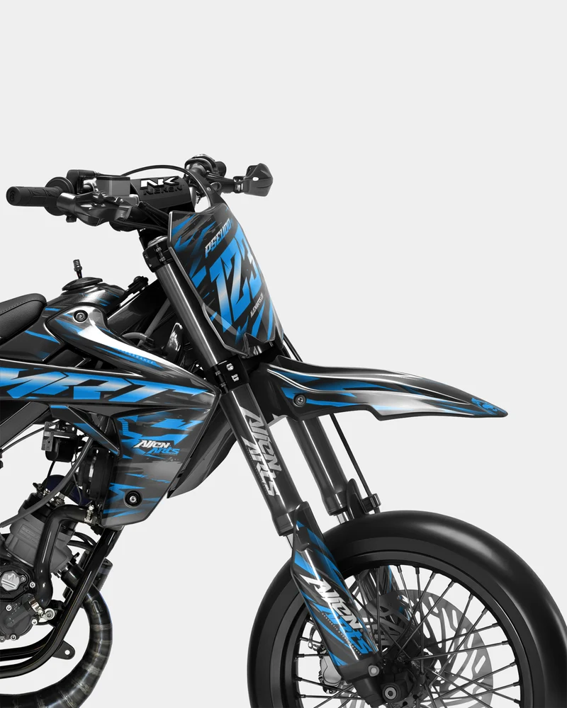 VAGUE - Kit deco RIEJU 50cc - Bleu