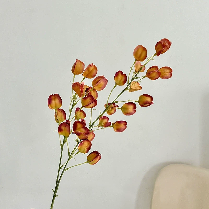 Künstliche Lampionfrüchte, 98 cm, realistisch, 8 Farben – ideal für Hochzeiten, Innenräume & Ausstellungen