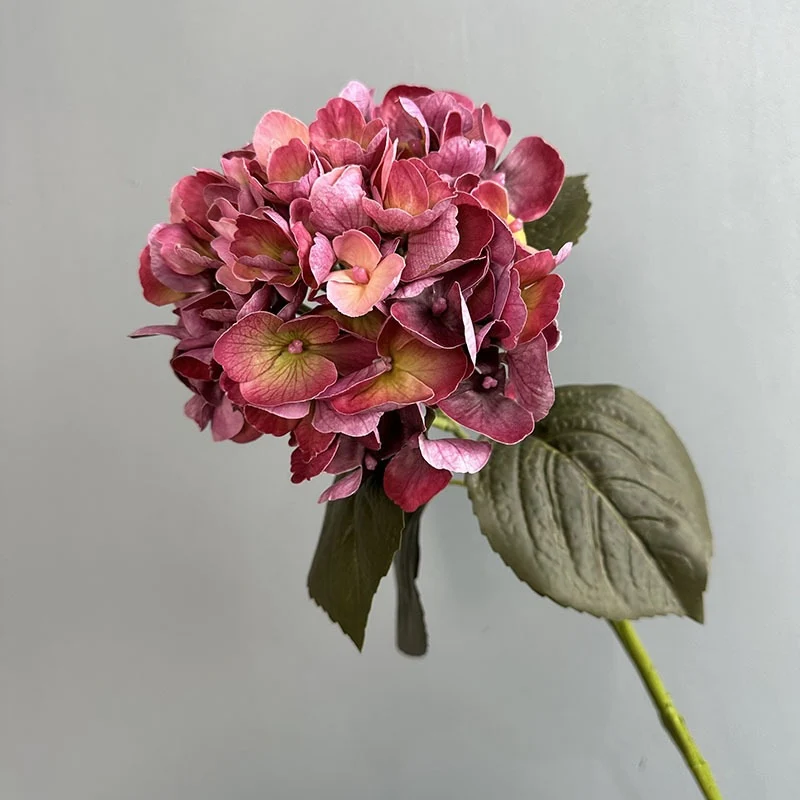 Handgefertigte Hydrangea Kunstblume, 62 cm, 6 Farben – ideal für Hochzeiten, Innendekoration & saisonale Feste