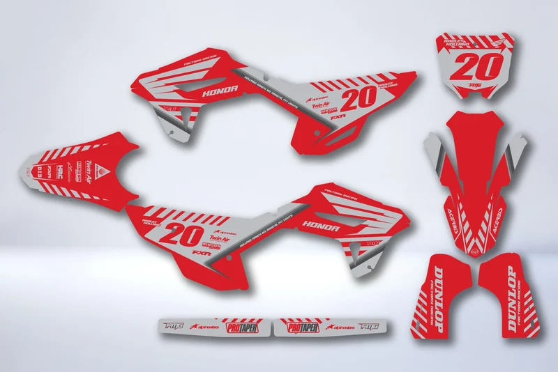 Kit Déco HONDA CRF 250 2022-2024 & CRF 450 2021-2024 - SYLDAX