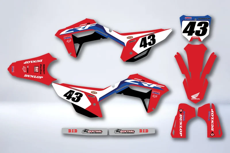 Kit Déco HONDA CRF 250 2022-2024 & CRF 450 2021-2024 - DRAXAR