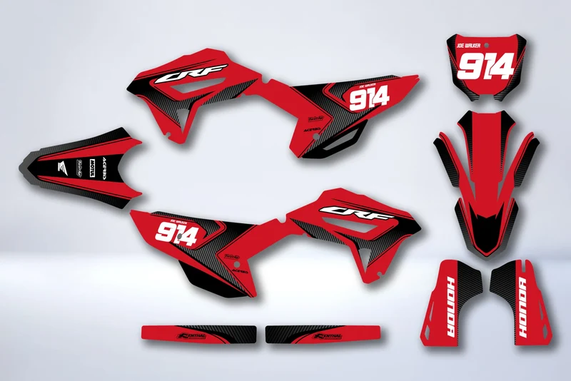 Kit Déco HONDA CRF 250 2022-2024 & CRF 450 2021-2024 - KRYTRIX